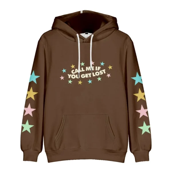 Tyler The Creator Brown Call Me If You Get Lost Hoodie Tyler The Creator Brown Call Me If You Get Lost Hoodie