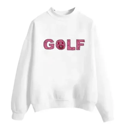 Golf White Sweatshirt