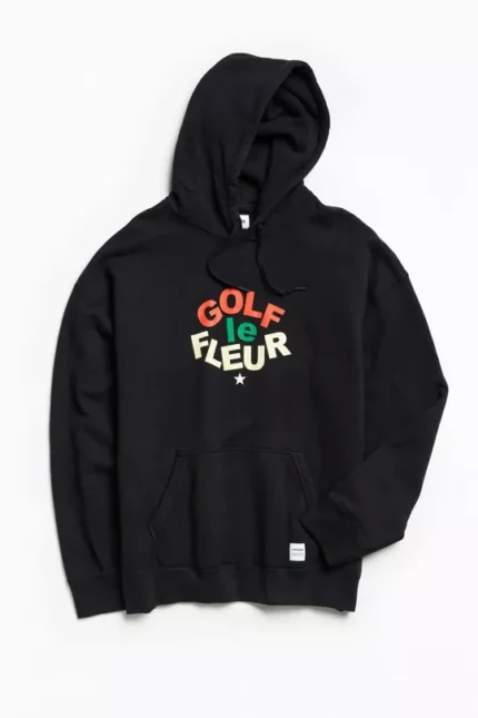 Golf le Fleur Black Hoodie