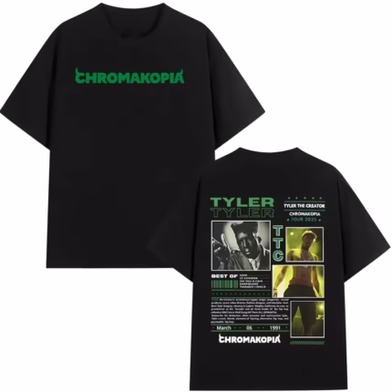 Tyler The Creator Chromakopia World Tour T Shirts