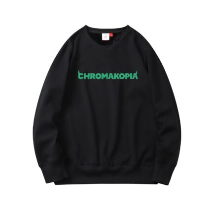 Tyler The Creator Merch Chromakopia Light Black Sweatshirt