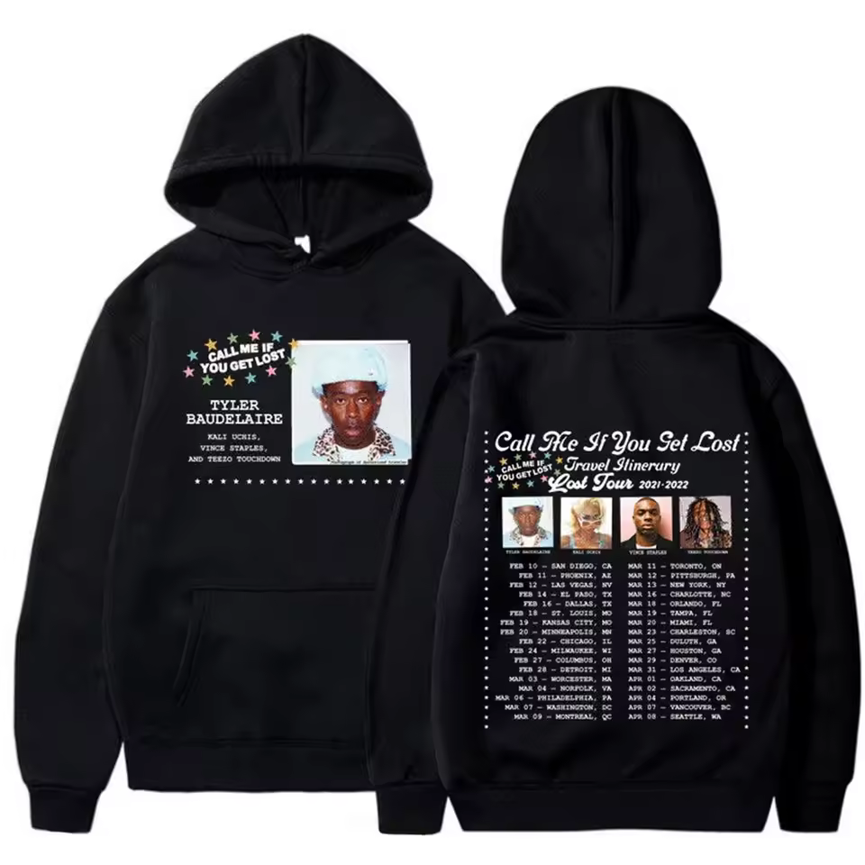 New Tyler the Creator Clothing Call Me if You Get Lost Tour New Tyler the Creator Clothing Call Me if You Get Lost Tour