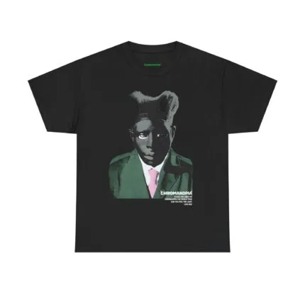 CHROMAKOPIA TYLER FACE BLACK TEE