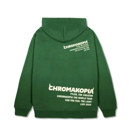 CHROMAKOPIA SIGNATURE VARSITY GREEN TOUR HOODIE