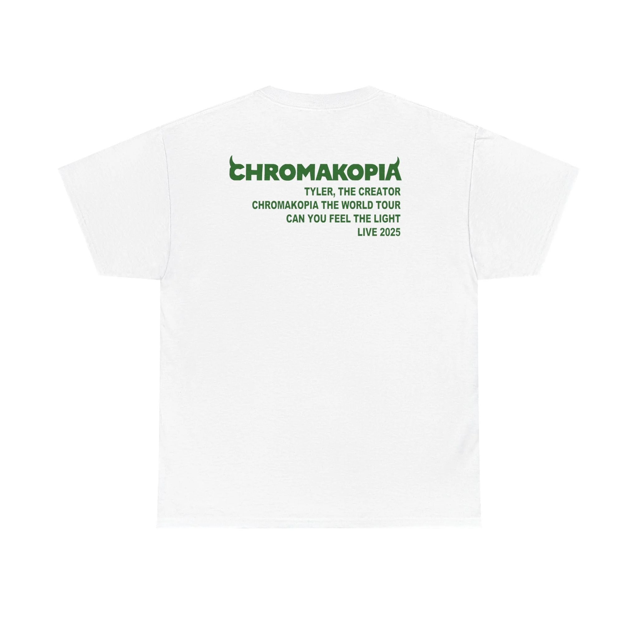 CHROMAKOPIA MERCH - GOLF OAKLAND WHITE T-SHIRT CHROMAKOPIA MERCH - GOLF OAKLAND WHITE T-SHIRT