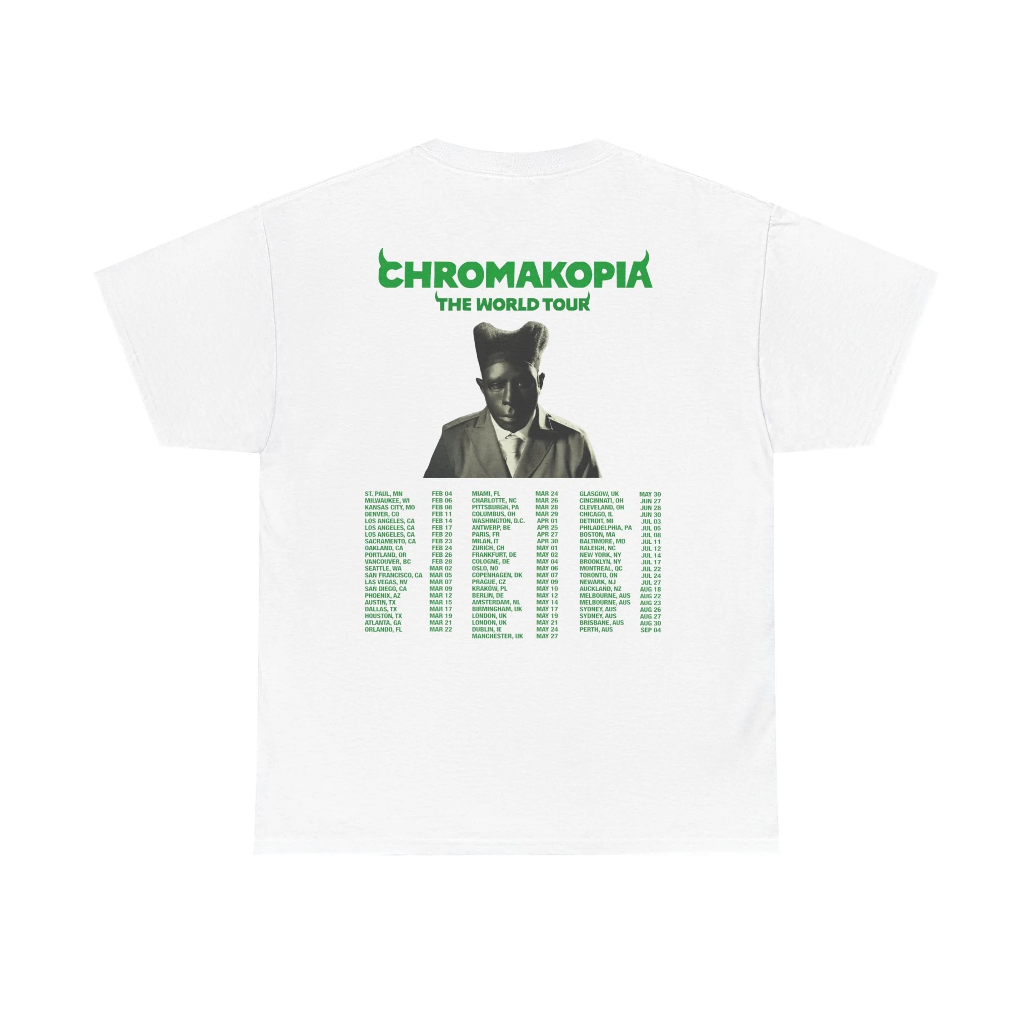 CHROMAKOPIA WHITE TOUR TEE CHROMAKOPIA WHITE TOUR TEE