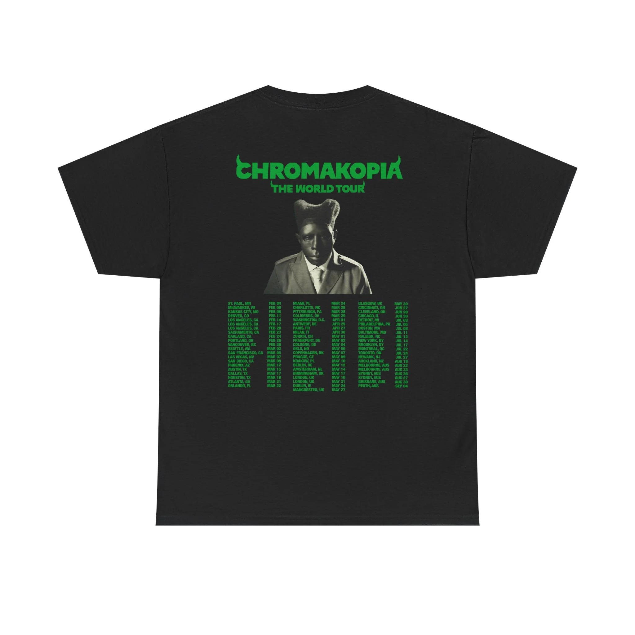 CHROMAKOPIA BLACK TOUR TEE CHROMAKOPIA BLACK TOUR TEE